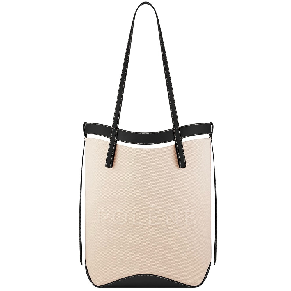 POLENE ILO EDITION BLACK TOTE BAG